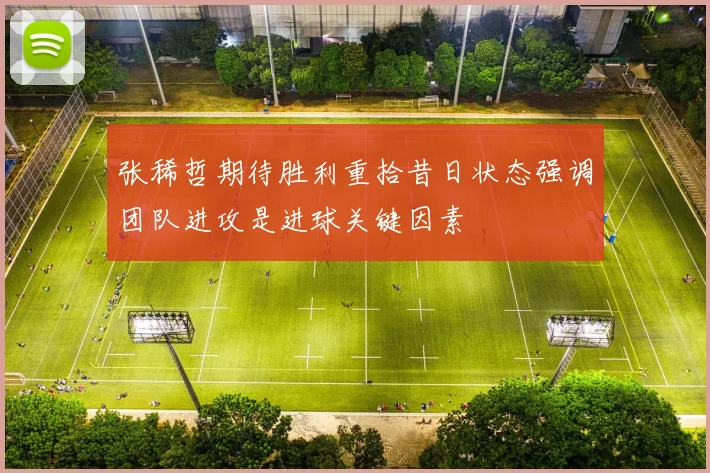 张稀哲期待胜利重拾昔日状态强调团队进攻是进球关键因素
